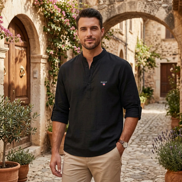 GANT® Casual Henley Skjorta