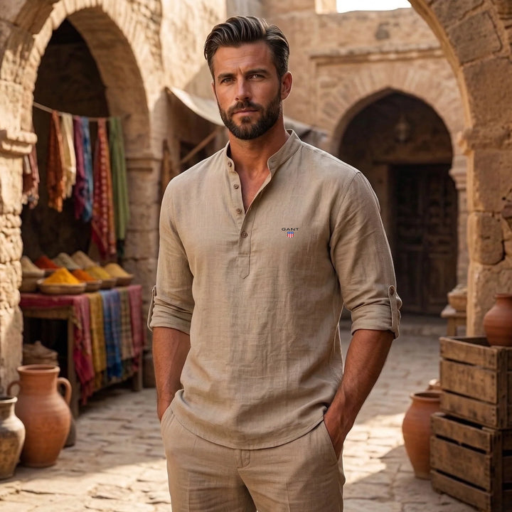 GANT® Casual Henley Skjorta